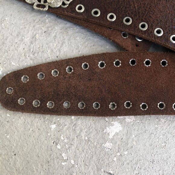 Vintage Leather n filigree belt - Picture 8 of 11